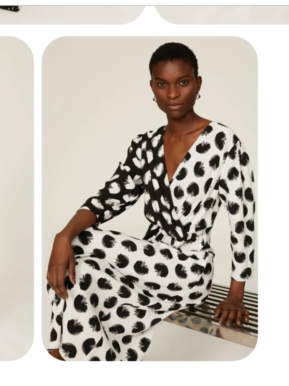 BOSS Danotta Palm Wrap Dress